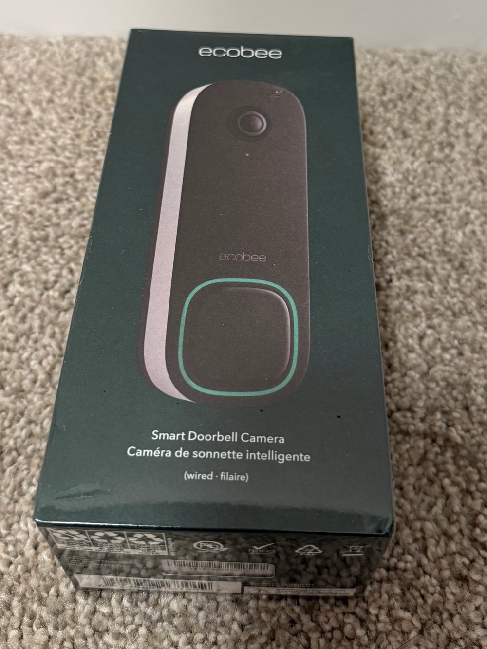 *NEW/SEALED* ecobee Smart Doorbell Camera EB-CAMSDB-01